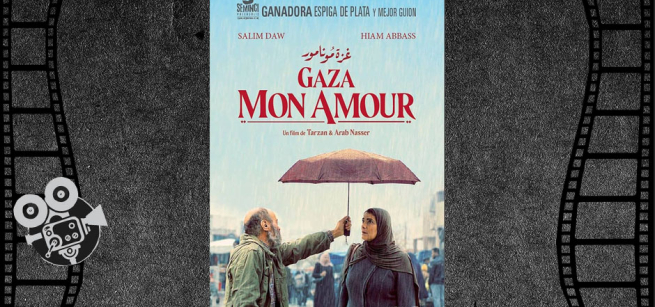 Person holding an umbrella for another person