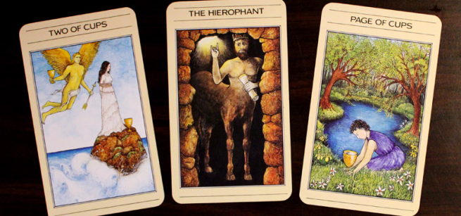 Picture of tarot cards