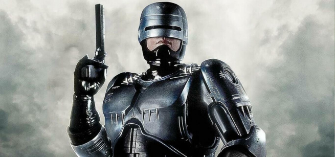 The Robocop is in the picture