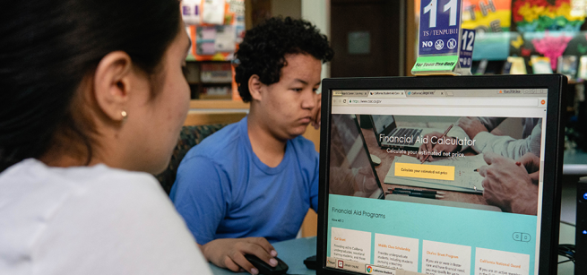 teens, computer, college prep