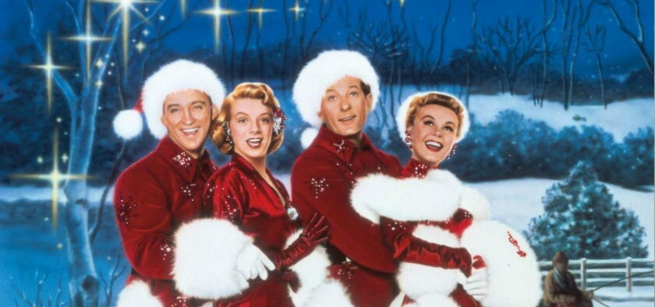 The four characters are singing