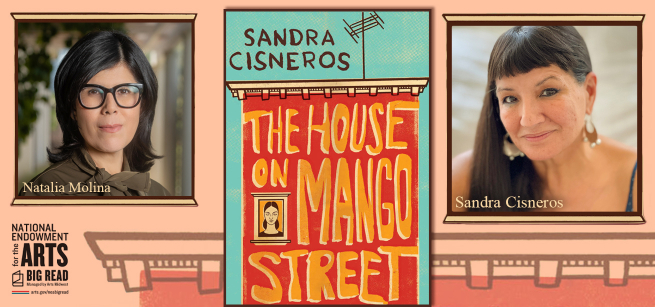 Sandra Cisneros Natalia Molina and The House on Mango Street book cover