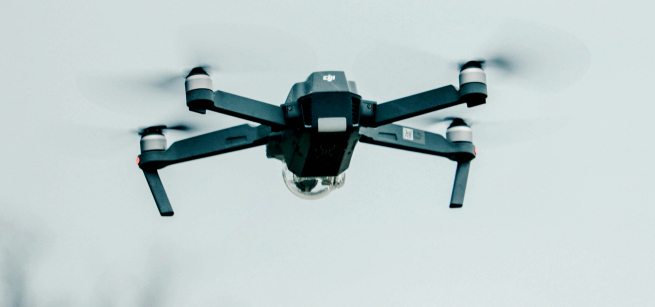 drone flying