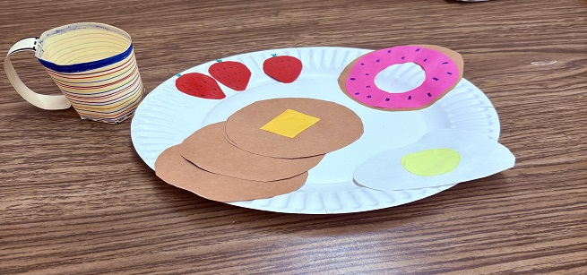 A breakfast plate craft