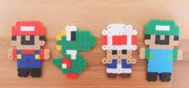 fuse bead mario characters