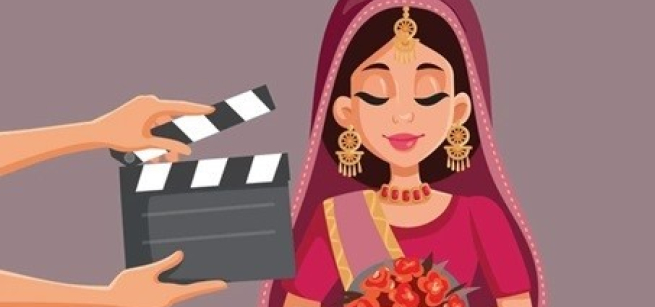 Bollywood Actress making a film