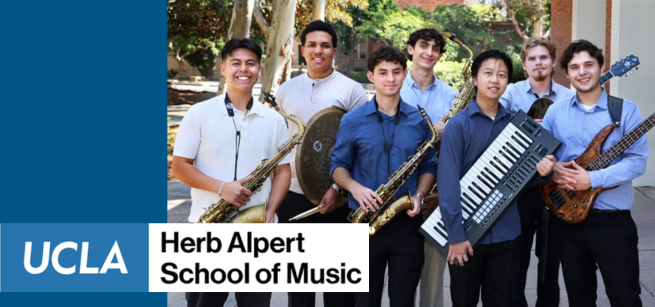 Photo of the Gluck World Jazz Ensemble