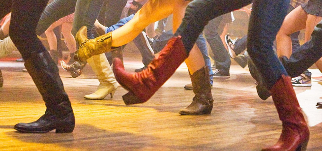 western boots dancing