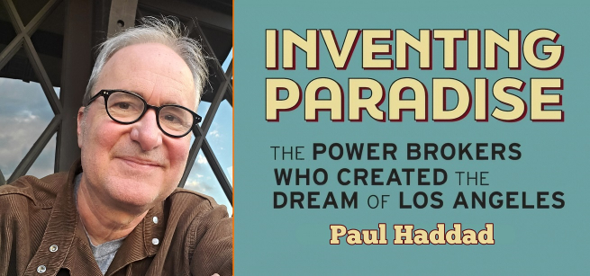 Cover of book and portrait of the author.