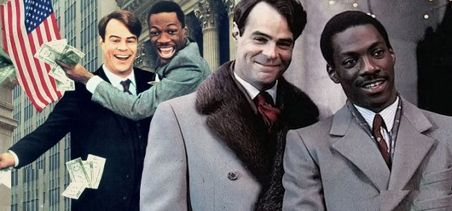 Pictures of two men standing side-by-side