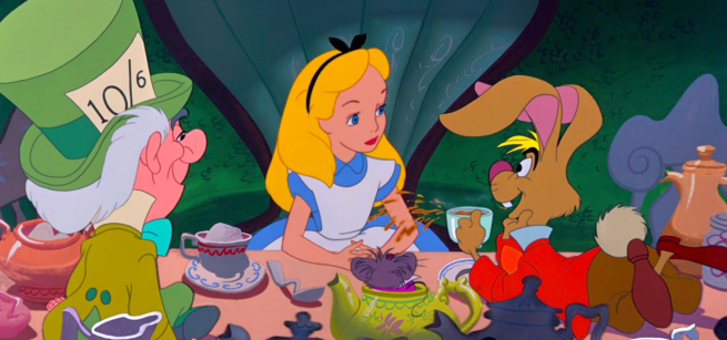 Alice in Wonderland tea party