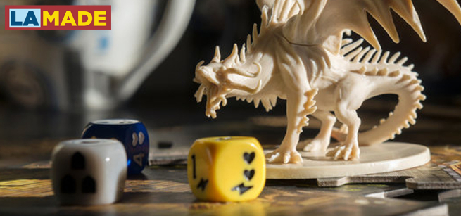 Dungeons & Dragons with dice on board