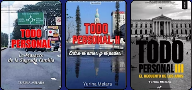 imagen de portadas de 3 libros de Melara