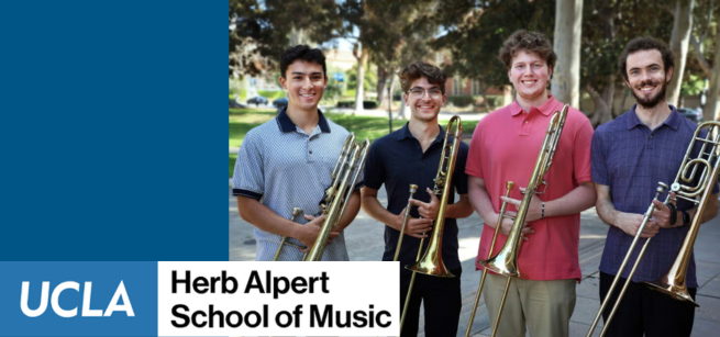 Photo of the Gluck Trombone Quartet 