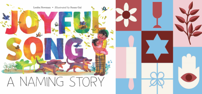 joyful song book cover and symbols