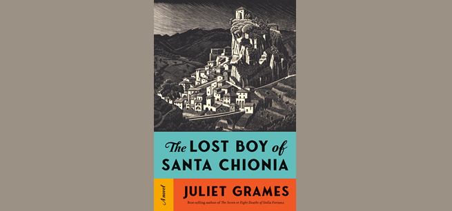 Cover art for "The Lost Boy of Santa Chionia" by Juliet Grames.