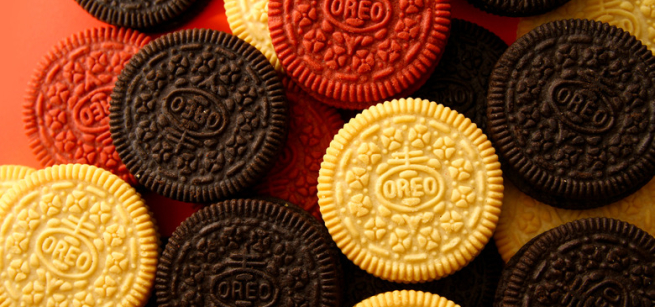 A variety of Oreo cookie falvors
