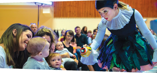 LA Opera Baby Opera performer with babies and parents