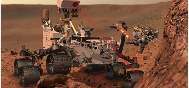 selfie image from the mars rover