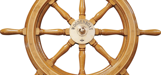 A boat or Ship's Wheel