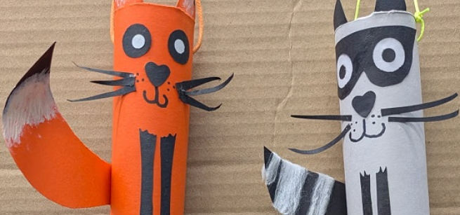 paper animal windsocks