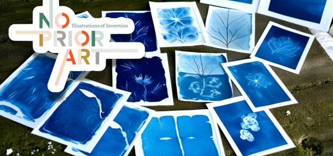 Cyanotype prints on paper