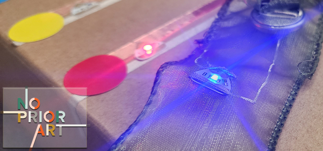 DIY lights on a ribbon