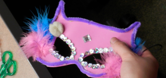 Decorative superhero mask