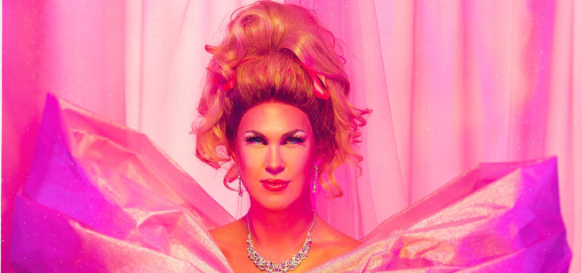 pickle the drag queen in pink