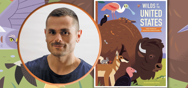 Alexander Vidal and his book Wilds of the United States