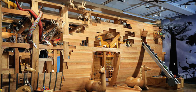 wooden ark at the skirball center