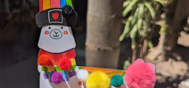 Alpaca Finger Puppet