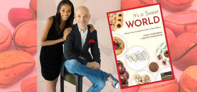 Adaeze Nwanonyiri and Lenny Rosenberg next to their book