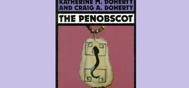 The Penobscot book cover featuring a necklace with stone pendant depicting a lizard