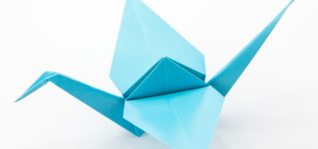paper origami crane