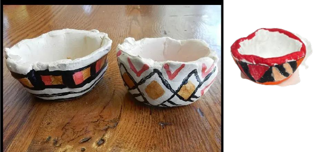 Painted pueblo bowls 