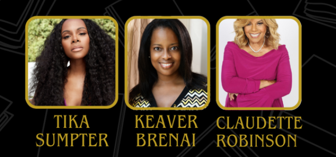 Photographs of Authors: Tika Sumpter, Keaver Brenai and Claudette Robinson