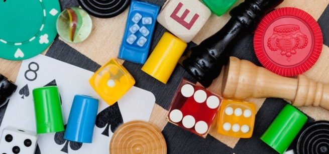 board game pieces on a chessboard