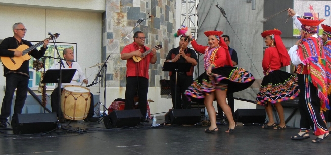 Peruvian Ensemble with instruments