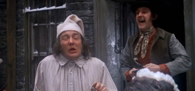 Scrooge and Marley sing "Thank you Very Much" 