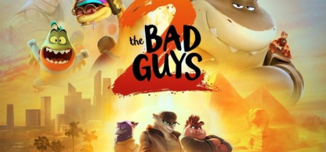characters (a snake, a wolf, a shark and a piranha) from the Bad Guys movie