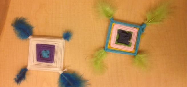 Two sample God's Eyes