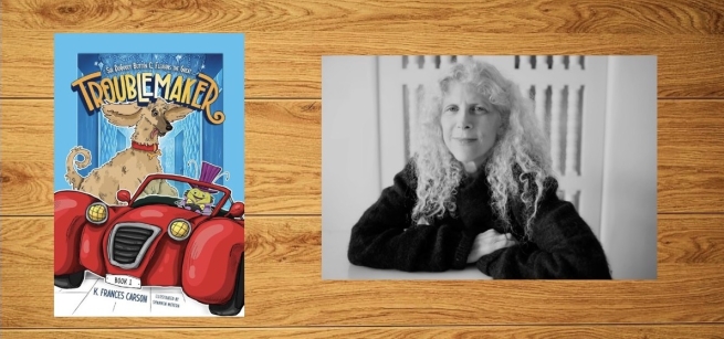 picture of the book and the author