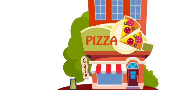 Tour pizza and shops
