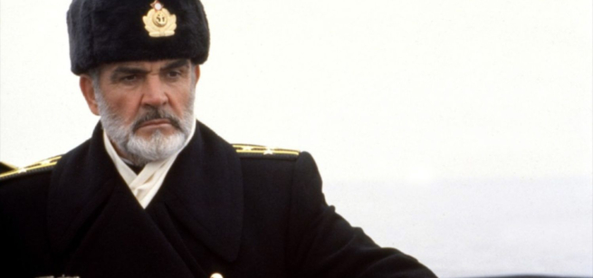 Sean Connery as the captain