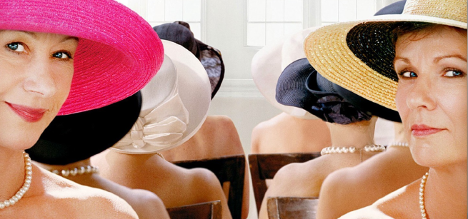 Two protagonists of the movie are looking at the frame