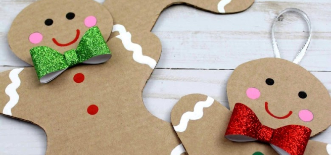 cardboard gingerbread men