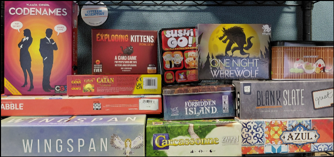 image of many different boxed games