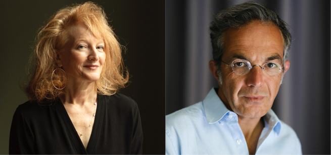 Photograph of Krista Tippett and Navid Kermani