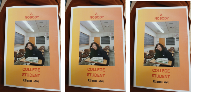 a nobody college student, eliana l. levi, author, YA fiction